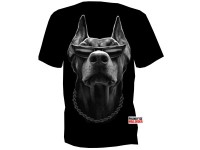 T-Shirt Doberman Designer Shirt mit XXL Print 1998